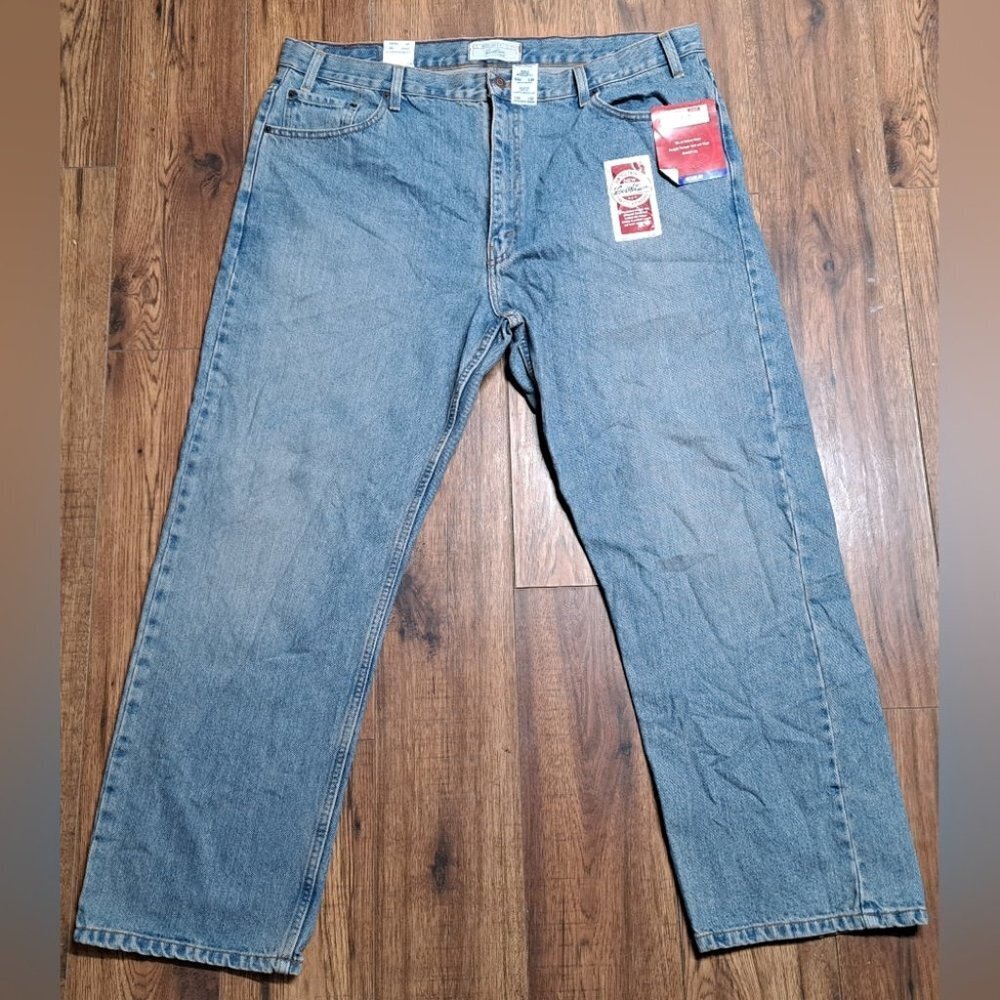 NWT Levi's Men's Jeans Light Blue Regular Fit HQ Denim Size 44x30 43x29.5
